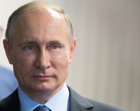 Russian President Vladimir Putin visits Belgorod Region