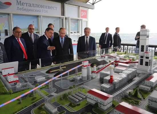 Russian President Vladimir Putin visits Belgorod Region