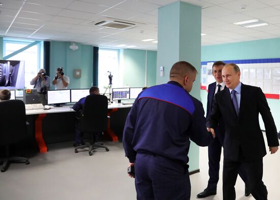 Russian President Vladimir Putin visits Belgorod Region
