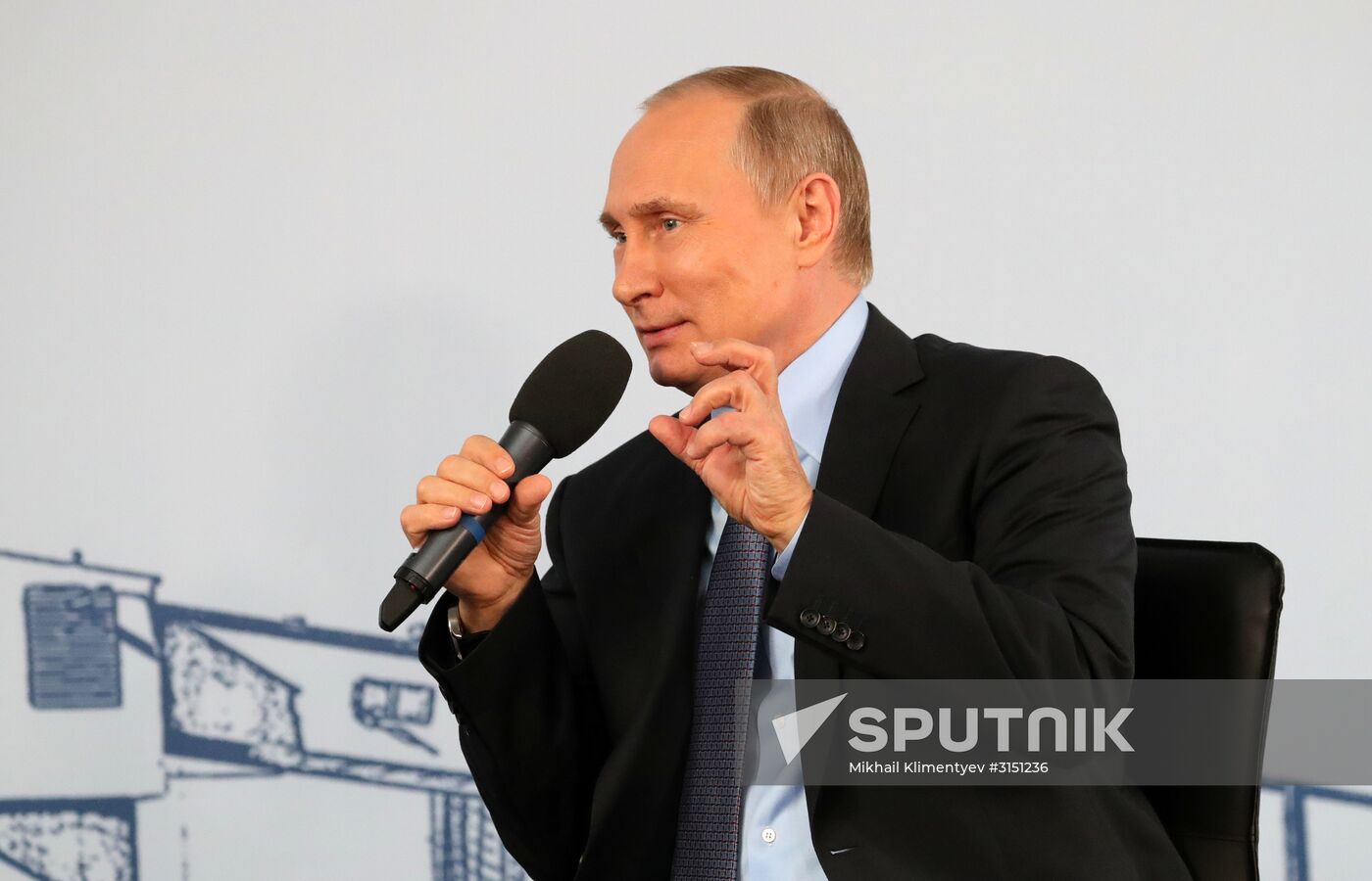 Russian President Vladimir Putin visits Belgorod Region