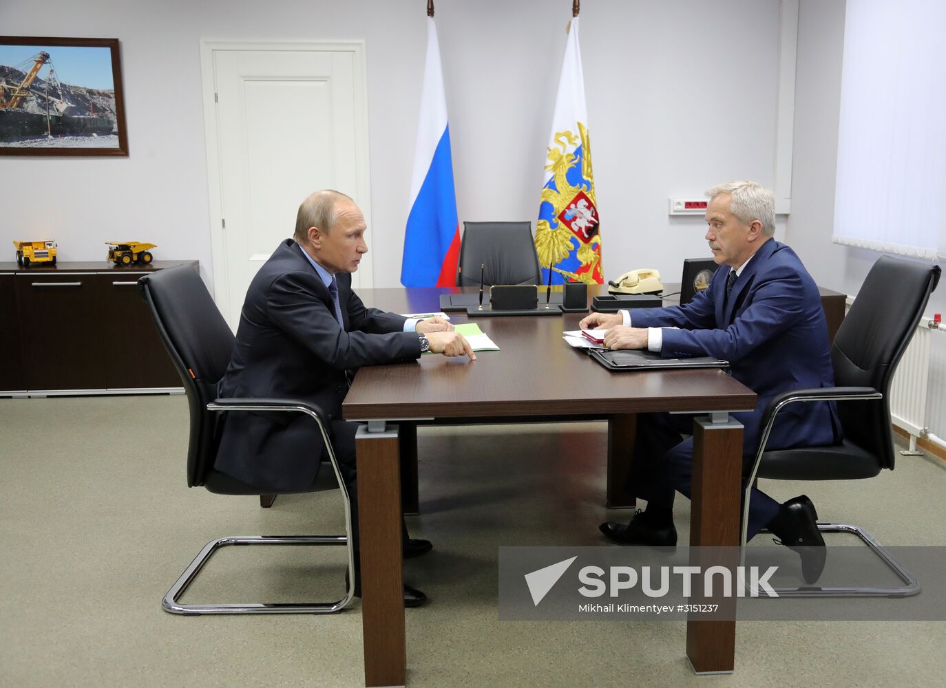 Russian President Vladimir Putin visits Belgorod Region