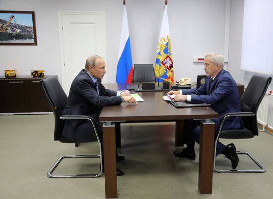 Russian President Vladimir Putin visits Belgorod Region