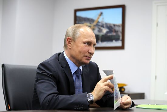 Russian President Vladimir Putin visits Belgorod Region