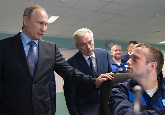 Russian President Vladimir Putin visits Belgorod Region