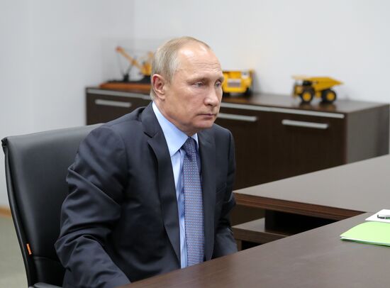 Russian President Vladimir Putin visits Belgorod Region
