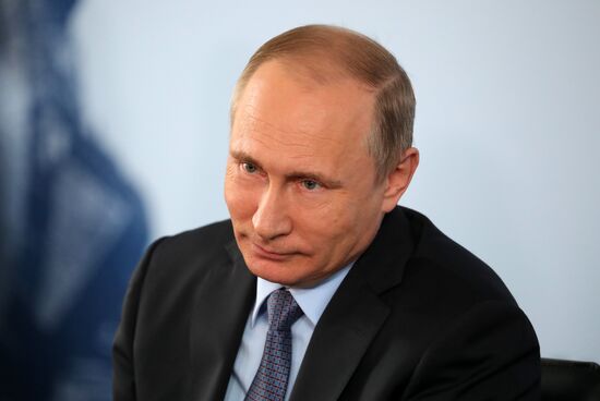 Russian President Vladimir Putin visits Belgorod Region