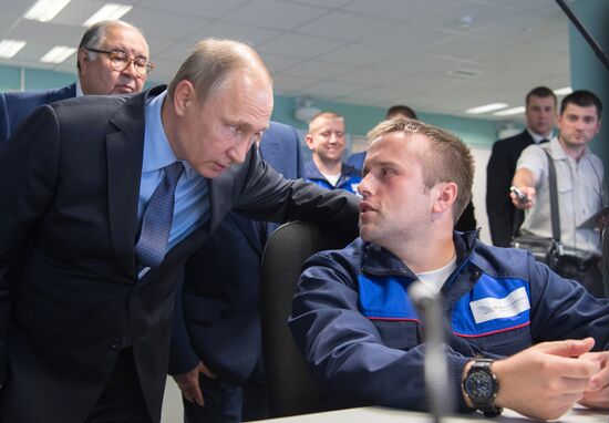 Russian President Vladimir Putin visits Belgorod Region