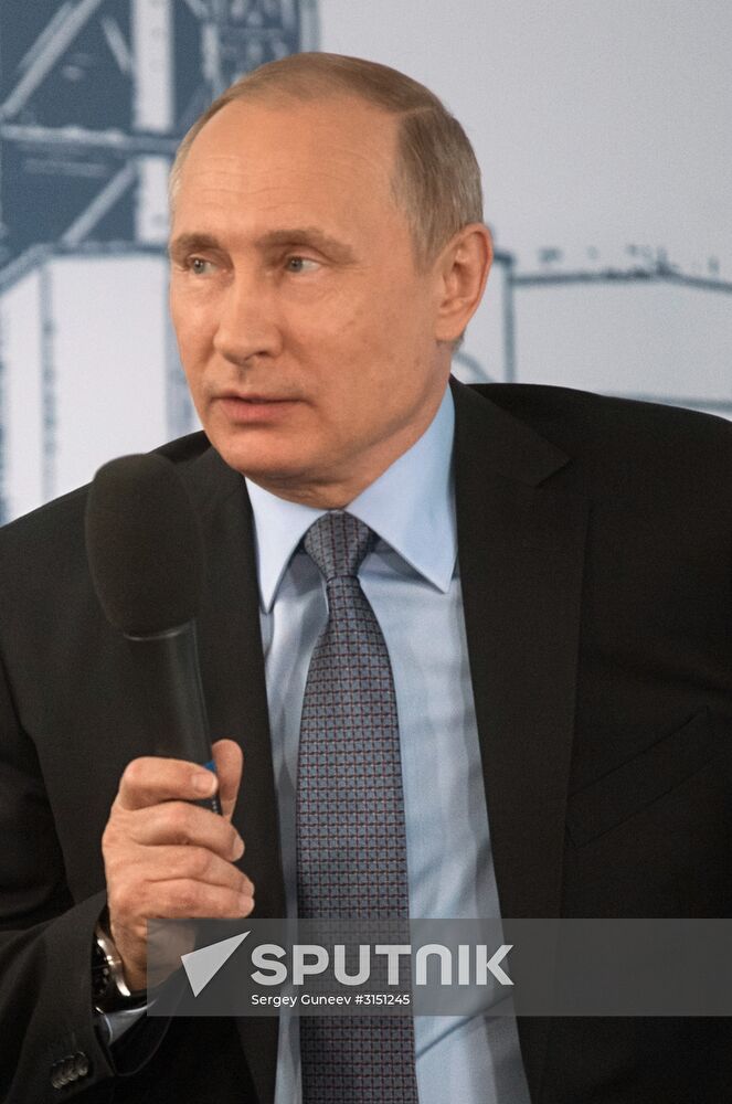 Russian President Vladimir Putin visits Belgorod Region