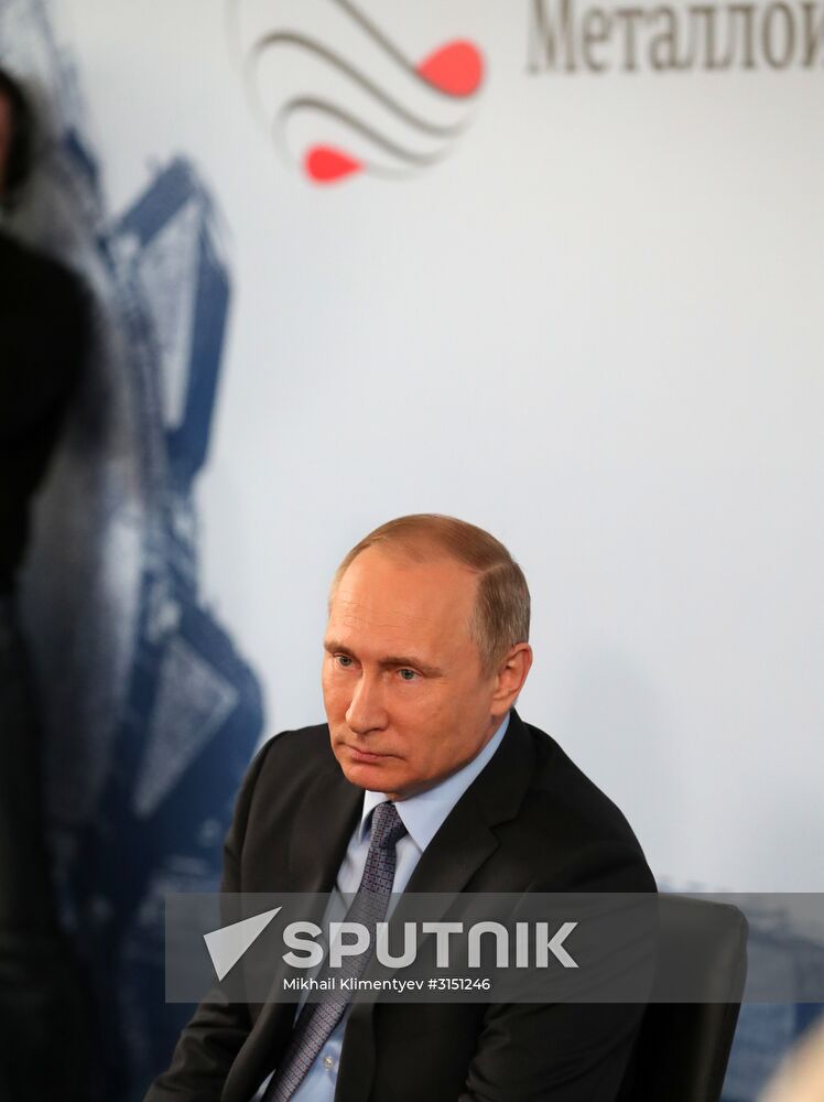 Russian President Vladimir Putin visits Belgorod Region