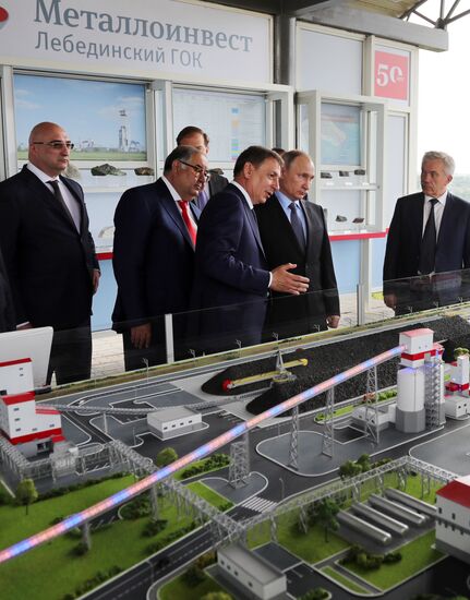 Russian President Vladimir Putin visits Belgorod Region