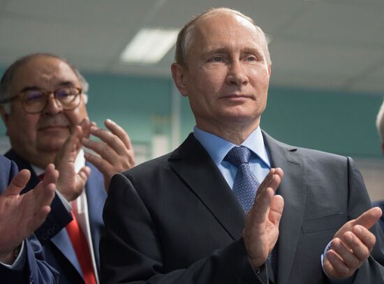 Russian President Vladimir Putin visits Belgorod Region