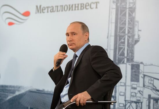 Russian President Vladimir Putin visits Belgorod Region