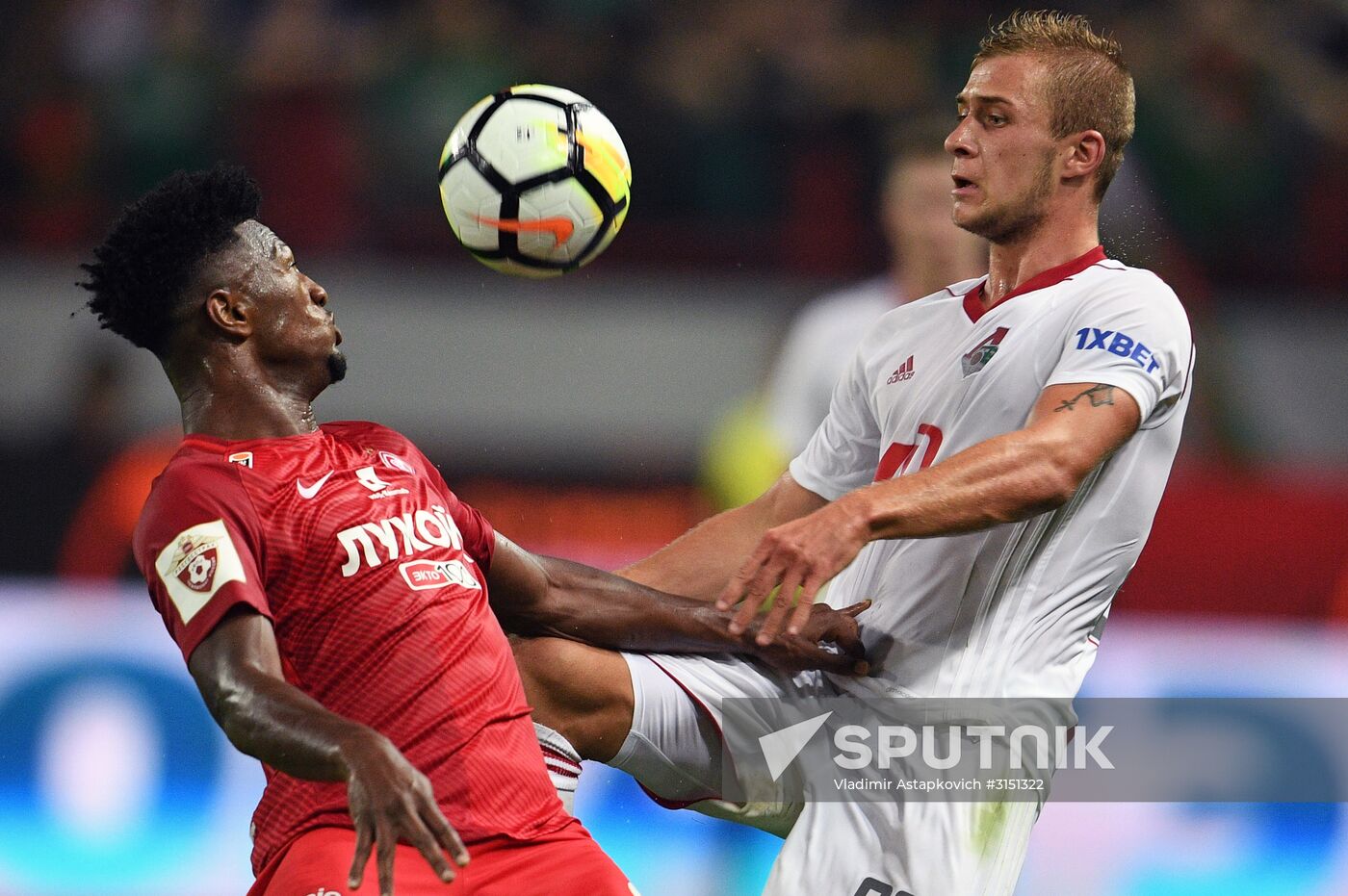 Football. Russian Super Cup. Spartak vs. Lokomotiv