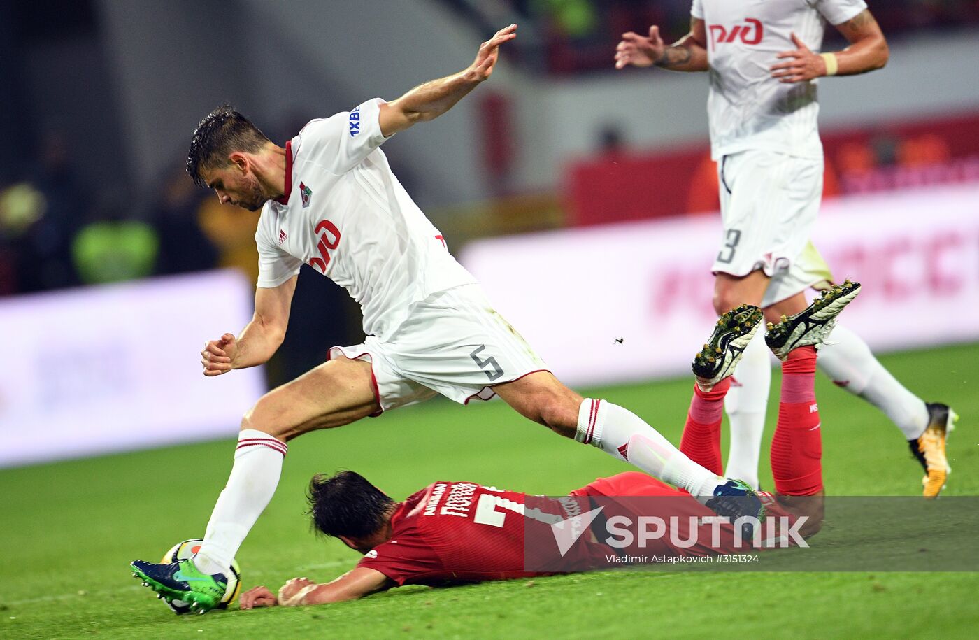 Football. Russian Super Cup. Spartak vs. Lokomotiv