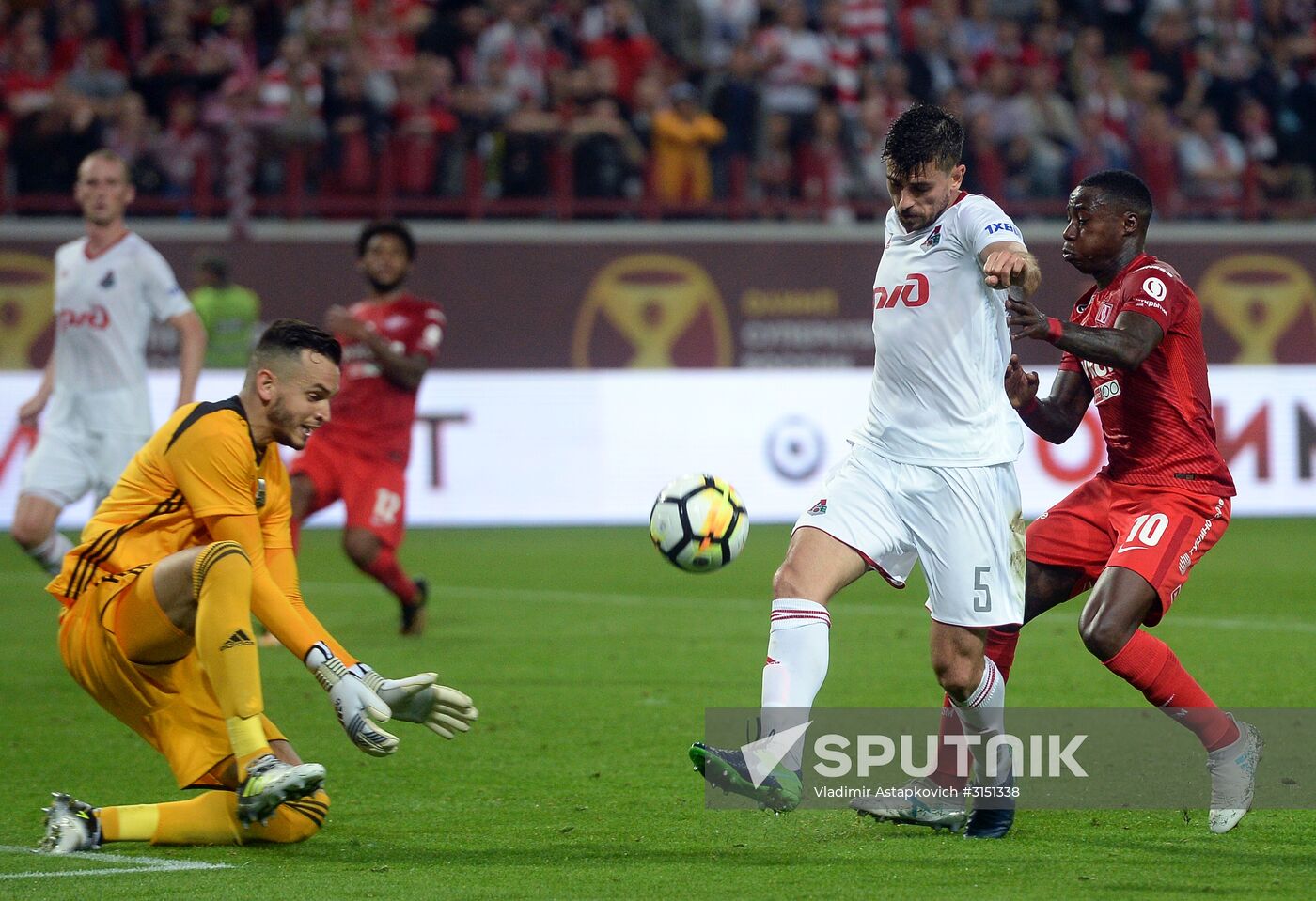 Football. Russian Super Cup. Spartak vs. Lokomotiv