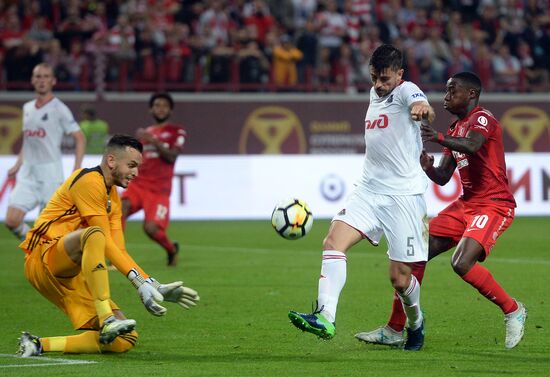 Football. Russian Super Cup. Spartak vs. Lokomotiv