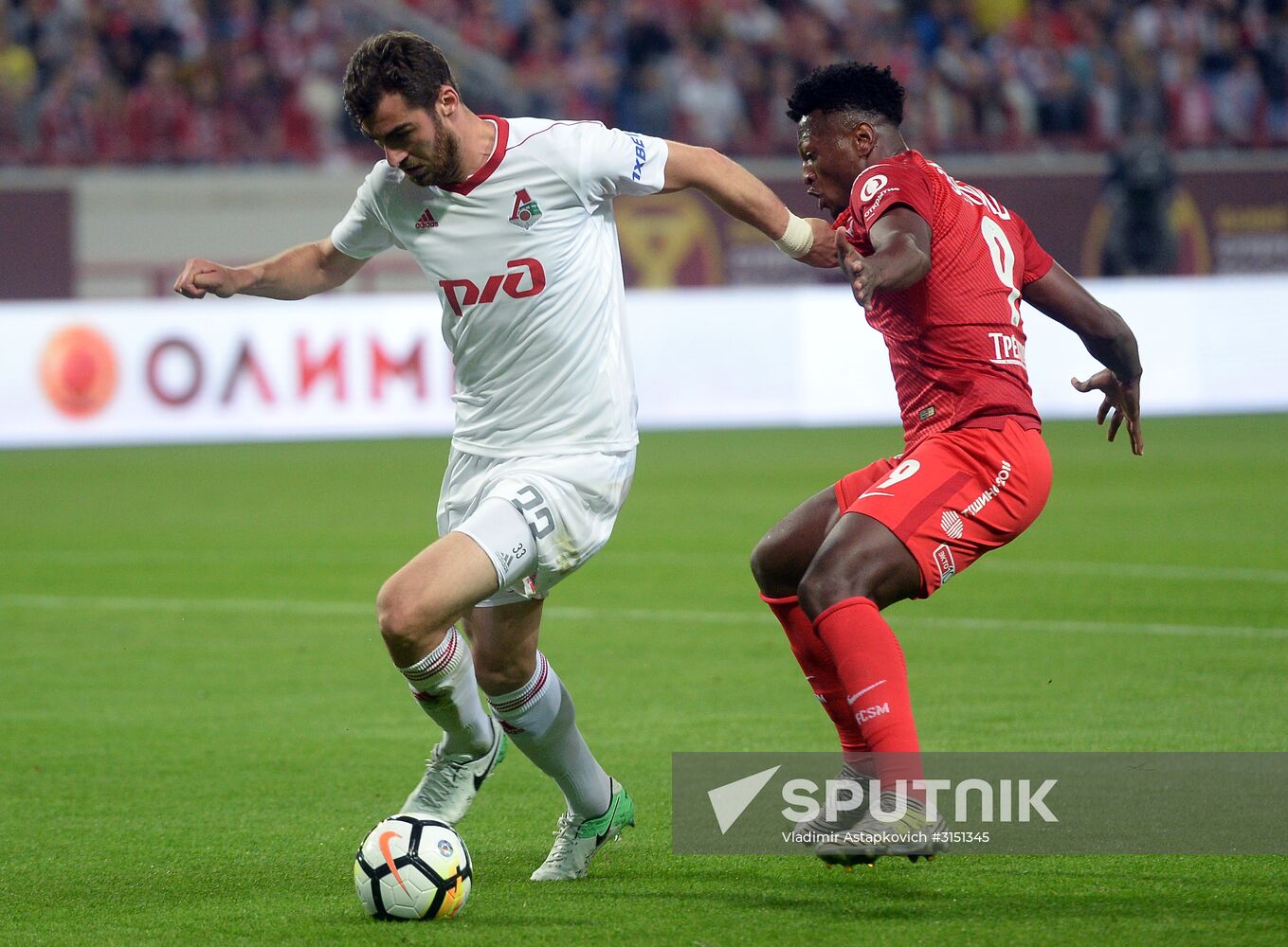 Football. Russian Super Cup. Spartak vs. Lokomotiv