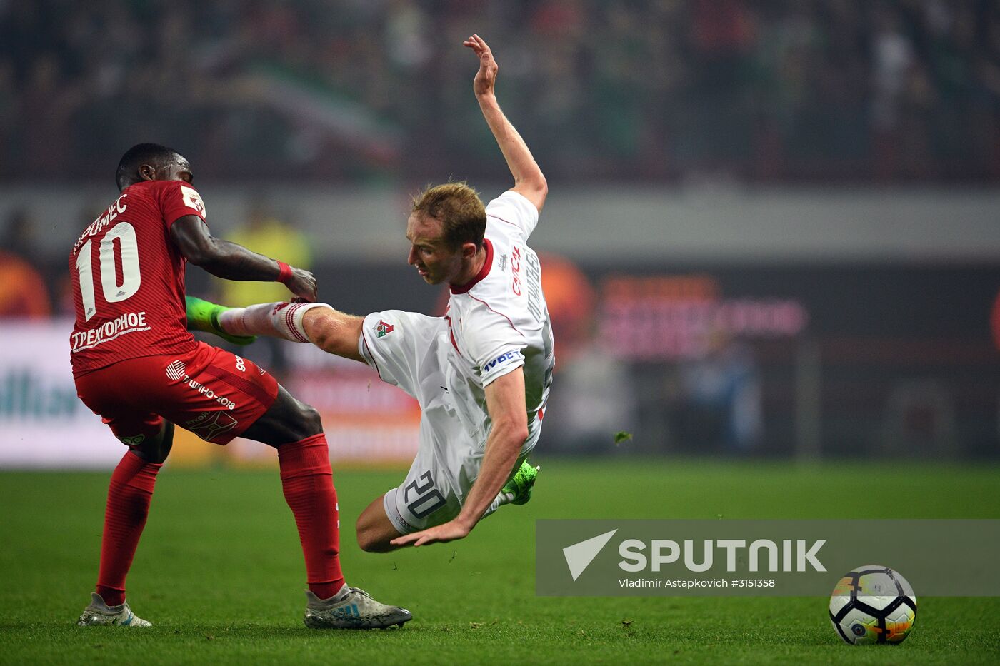 Football. Russian Super Cup. Spartak vs. Lokomotiv