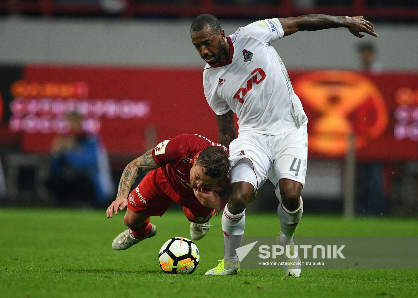 Football. Russian Super Cup. Spartak vs. Lokomotiv