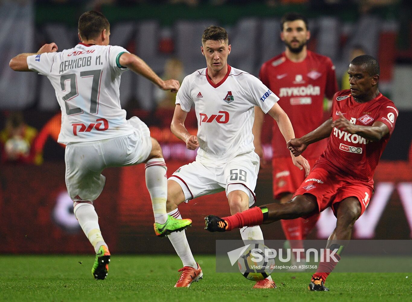 Football. Russian Super Cup. Spartak vs. Lokomotiv