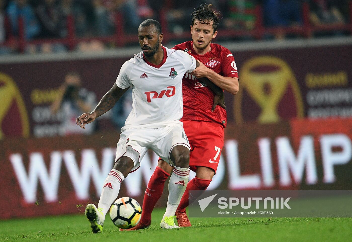 Football. Russian Super Cup. Spartak vs. Lokomotiv