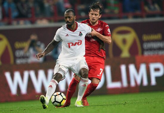 Football. Russian Super Cup. Spartak vs. Lokomotiv