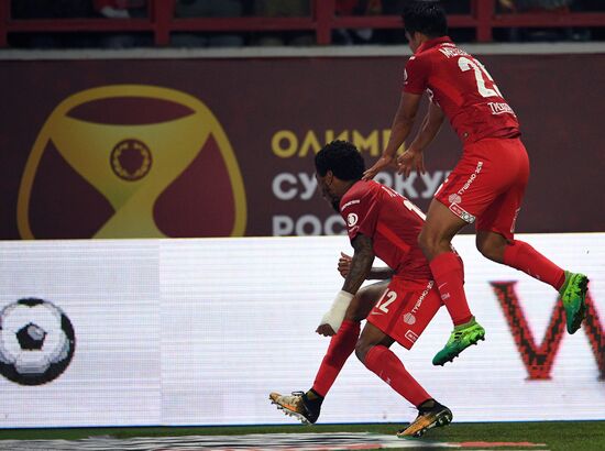 Football. Russian Super Cup. Spartak vs. Lokomotiv