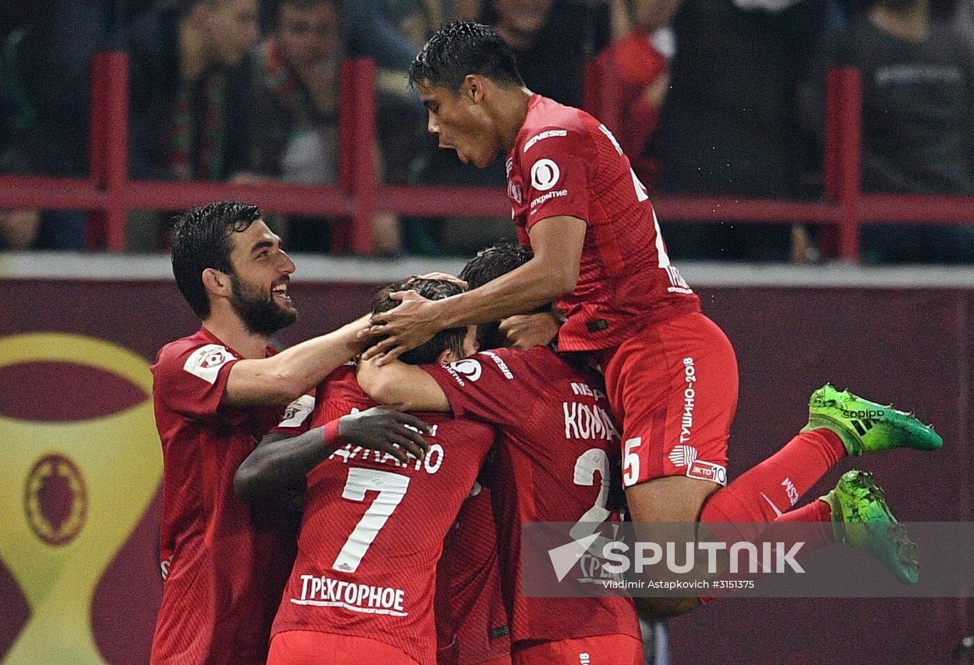 Football. Russian Super Cup. Spartak vs. Lokomotiv