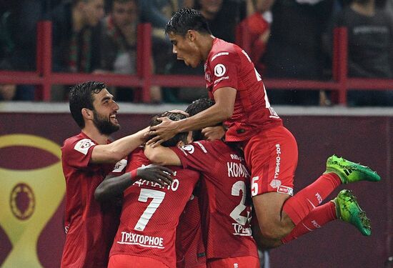 Football. Russian Super Cup. Spartak vs. Lokomotiv