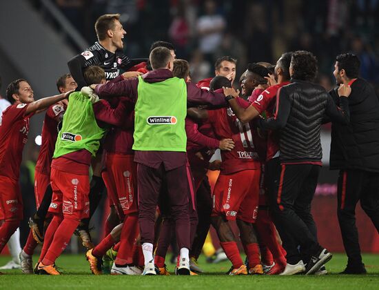 Football. Russian Super Cup. Spartak vs. Lokomotiv