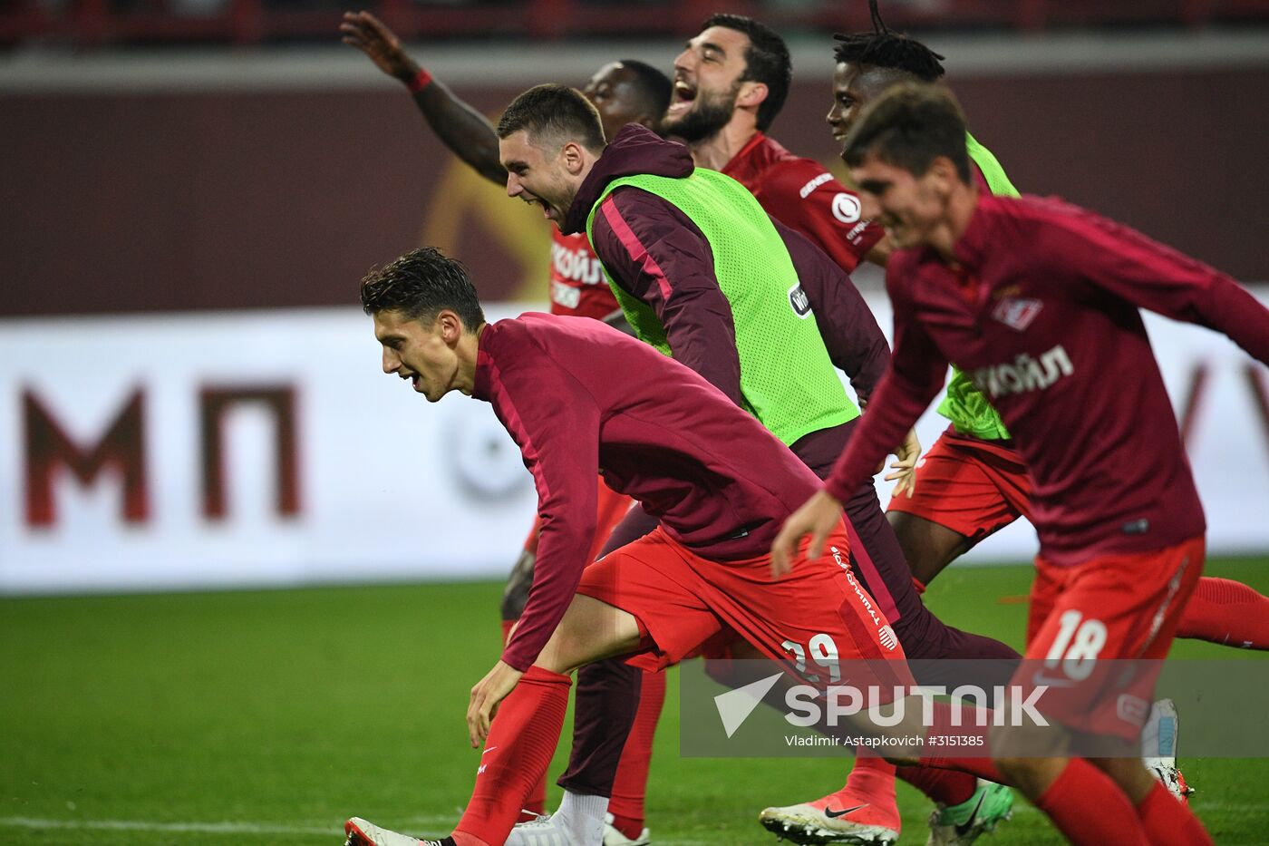 Football. Russian Super Cup. Spartak vs. Lokomotiv