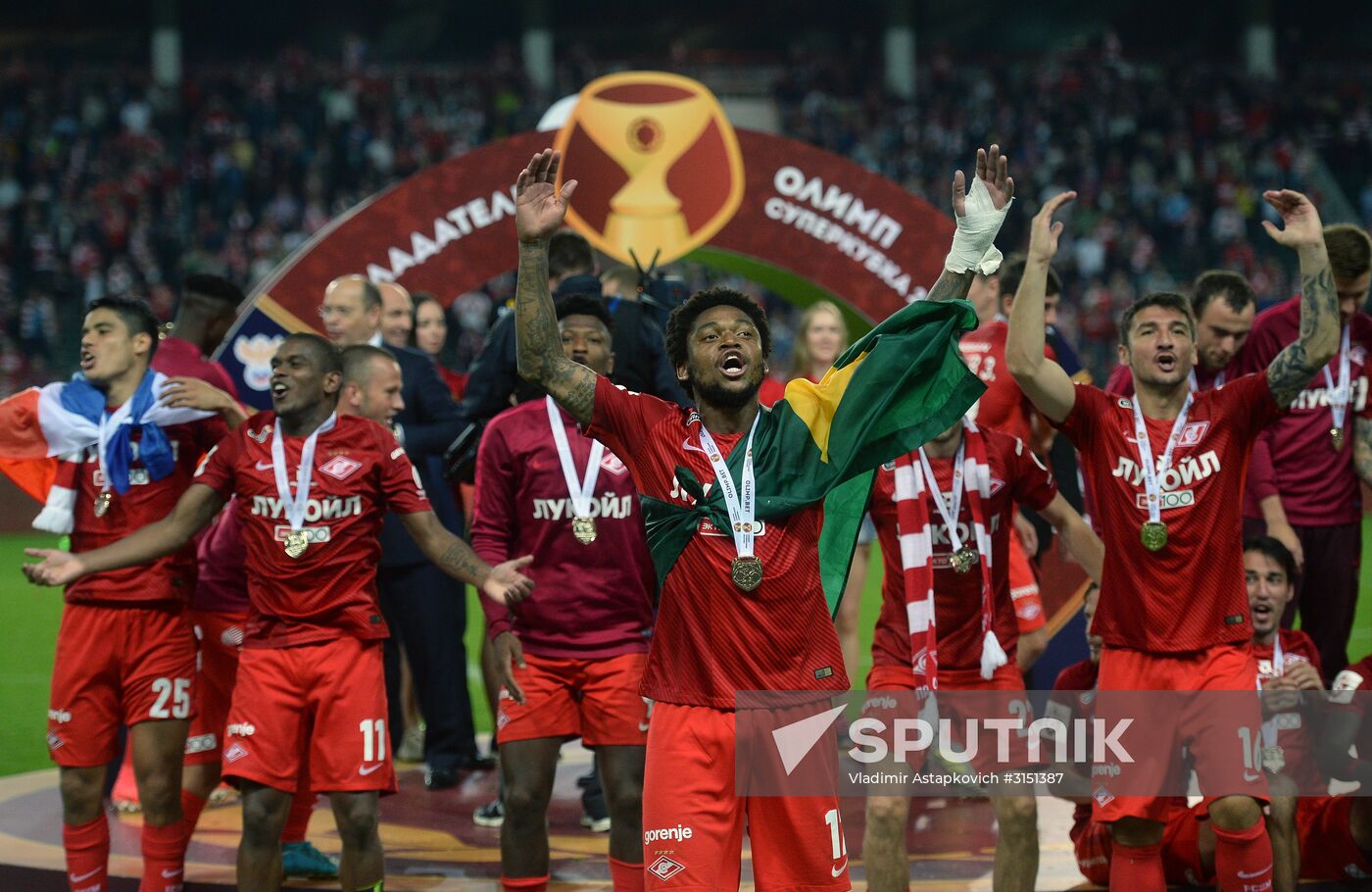 Football. Russian Super Cup. Spartak vs. Lokomotiv