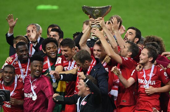 Football. Russian Super Cup. Spartak vs. Lokomotiv