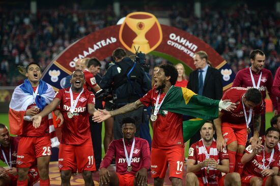 Football. Russian Super Cup. Spartak vs. Lokomotiv