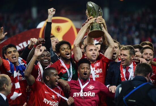 Football. Russian Super Cup. Spartak vs. Lokomotiv