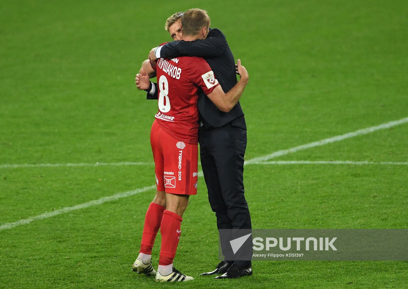 Football. Russian Super Cup. Spartak vs. Lokomotiv