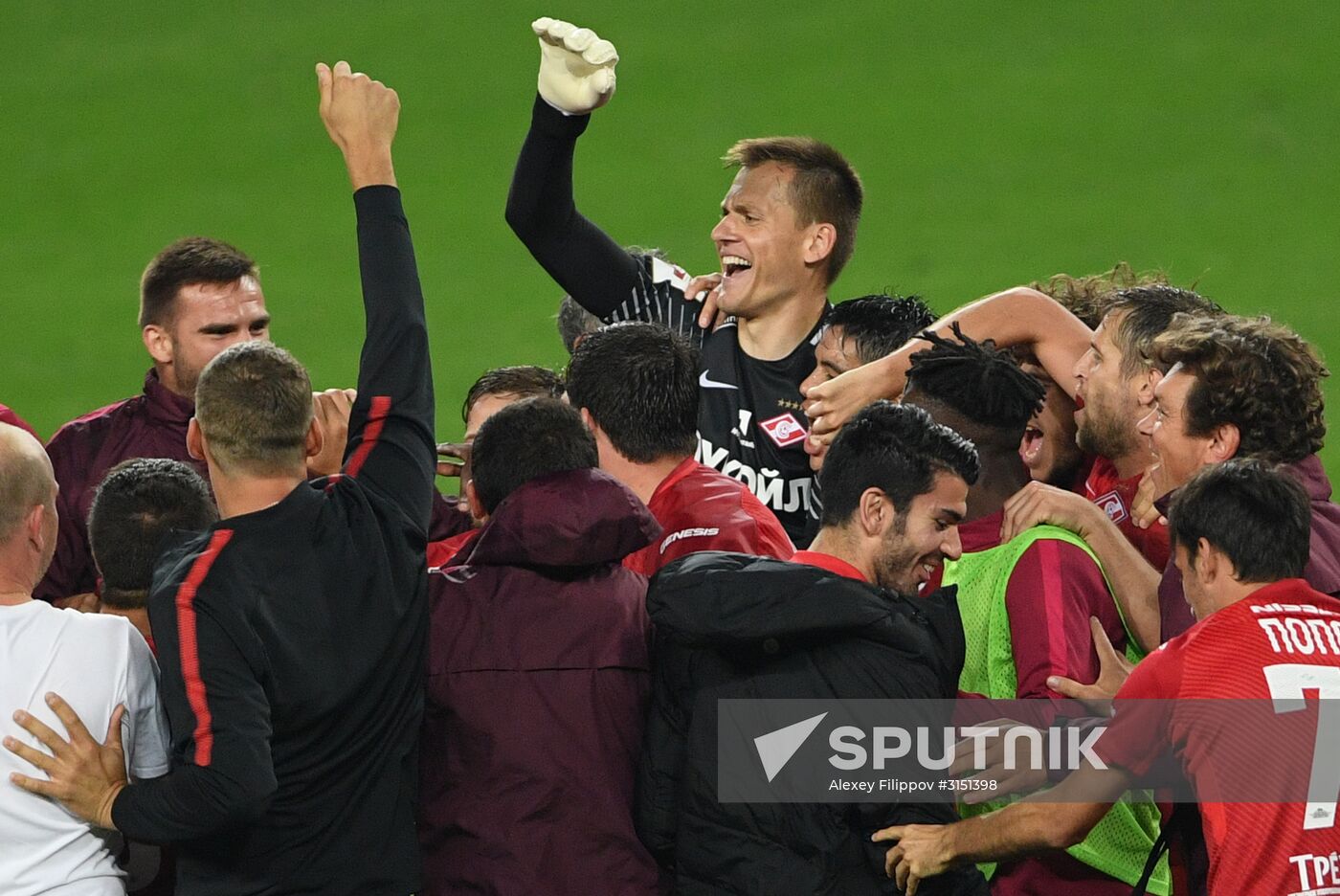 Football. Russian Super Cup. Spartak vs. Lokomotiv