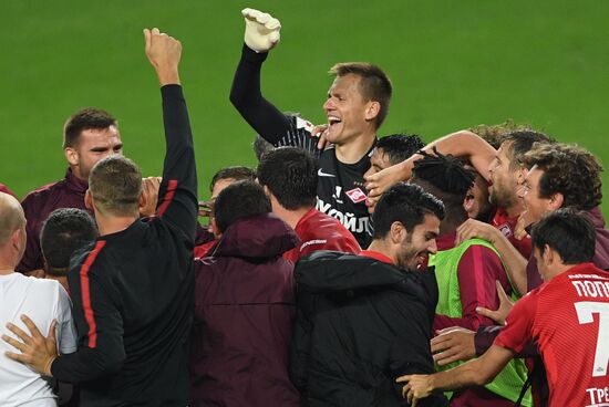 Football. Russian Super Cup. Spartak vs. Lokomotiv