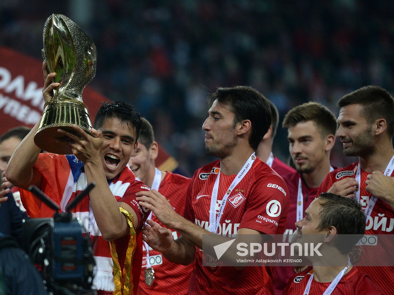 Football. Russian Super Cup. Spartak vs. Lokomotiv