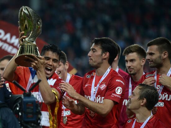 Football. Russian Super Cup. Spartak vs. Lokomotiv