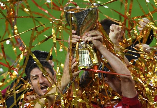 Football. Russian Super Cup. Spartak vs. Lokomotiv