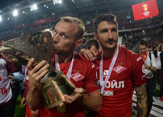 Football. Russian Super Cup. Spartak vs. Lokomotiv