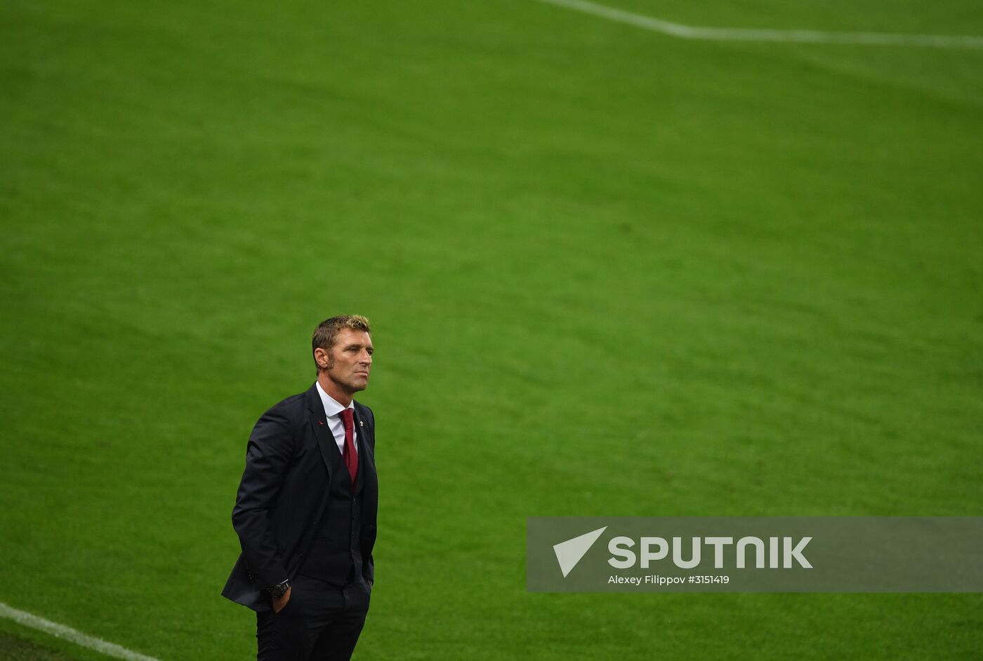Football. Russian Super Cup. Spartak vs. Lokomotiv
