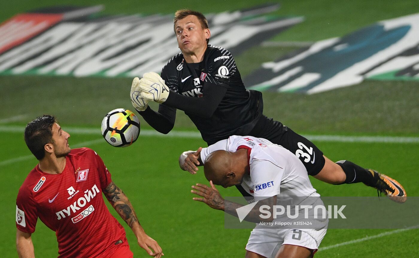 Football. Russian Super Cup. Spartak vs. Lokomotiv