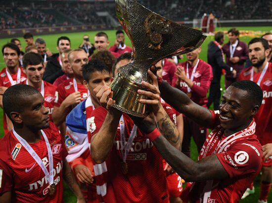 Football. Russian Super Cup. Spartak vs. Lokomotiv