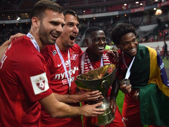Football. Russian Super Cup. Spartak vs. Lokomotiv
