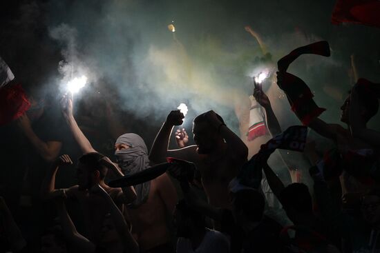 Football. Russian Super Cup. Spartak vs. Lokomotiv