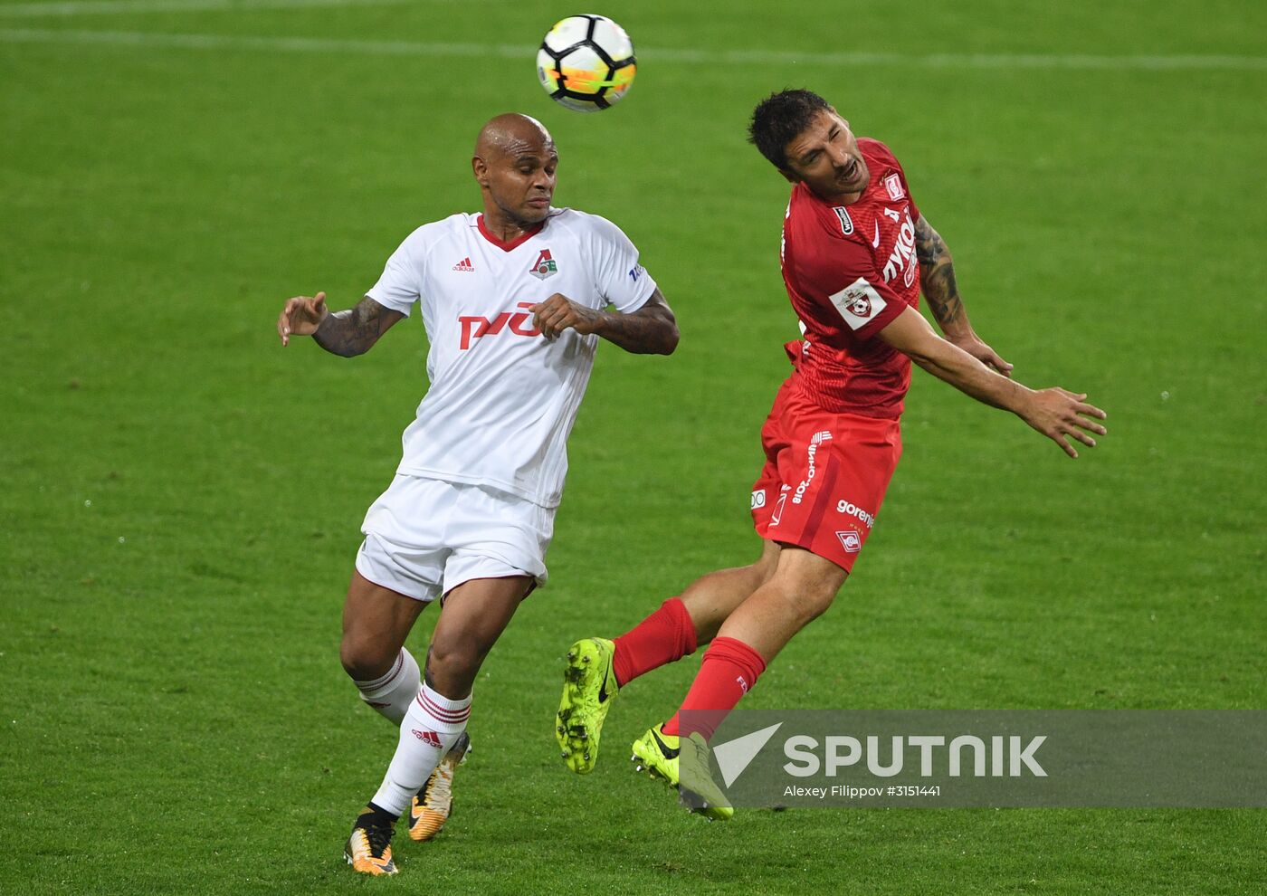 Football. Russian Super Cup. Spartak vs. Lokomotiv