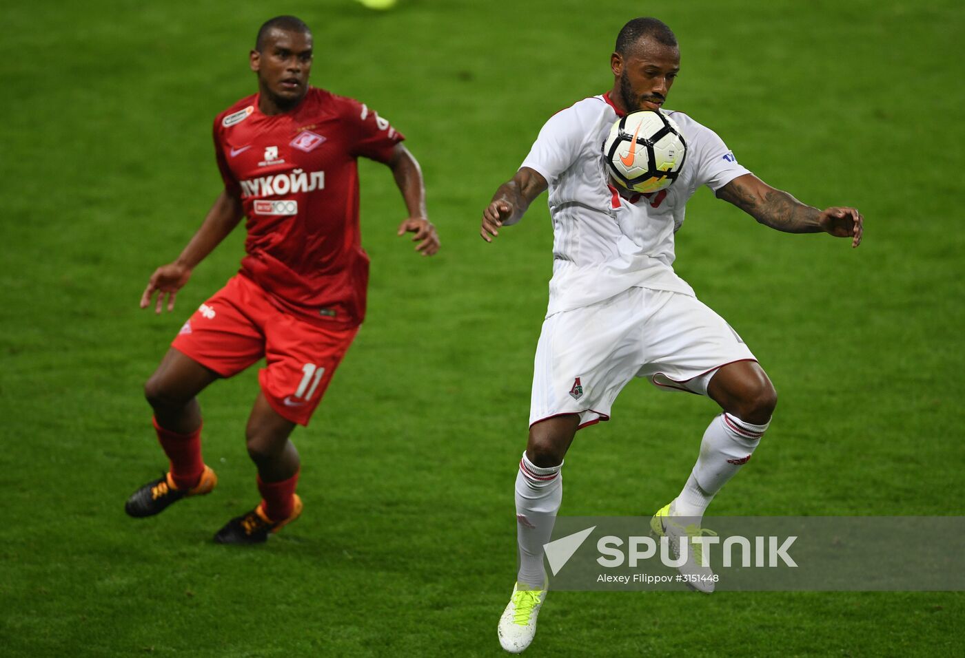Football. Russian Super Cup. Spartak vs. Lokomotiv