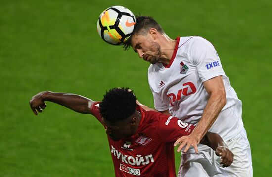 Football. Russian Super Cup. Spartak vs. Lokomotiv